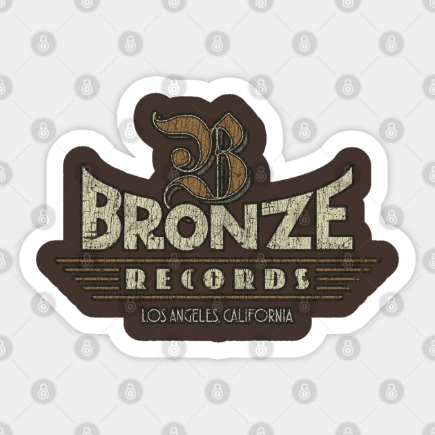 Bronze Records Los Angeles 1939 Sticker by JCD666